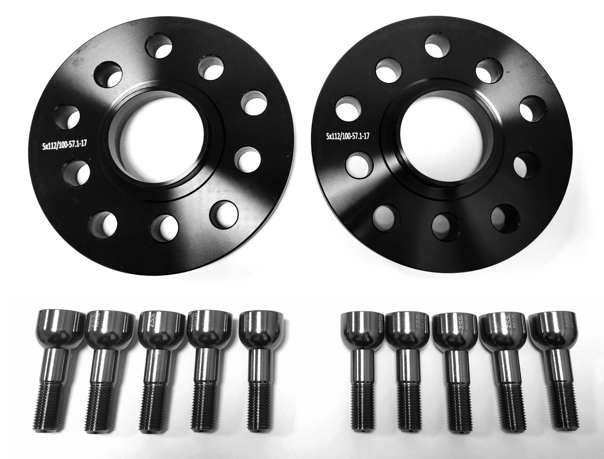 Z.S.S. AP 【チタン風ボルト付き】 VW ゴルフ7 Golf7 MK7 DBA-AUCJZ DBA-AUCPT 3DA-AUDFG 17mm スペーサー PCD112 5穴 57.1φ ゴルフVII