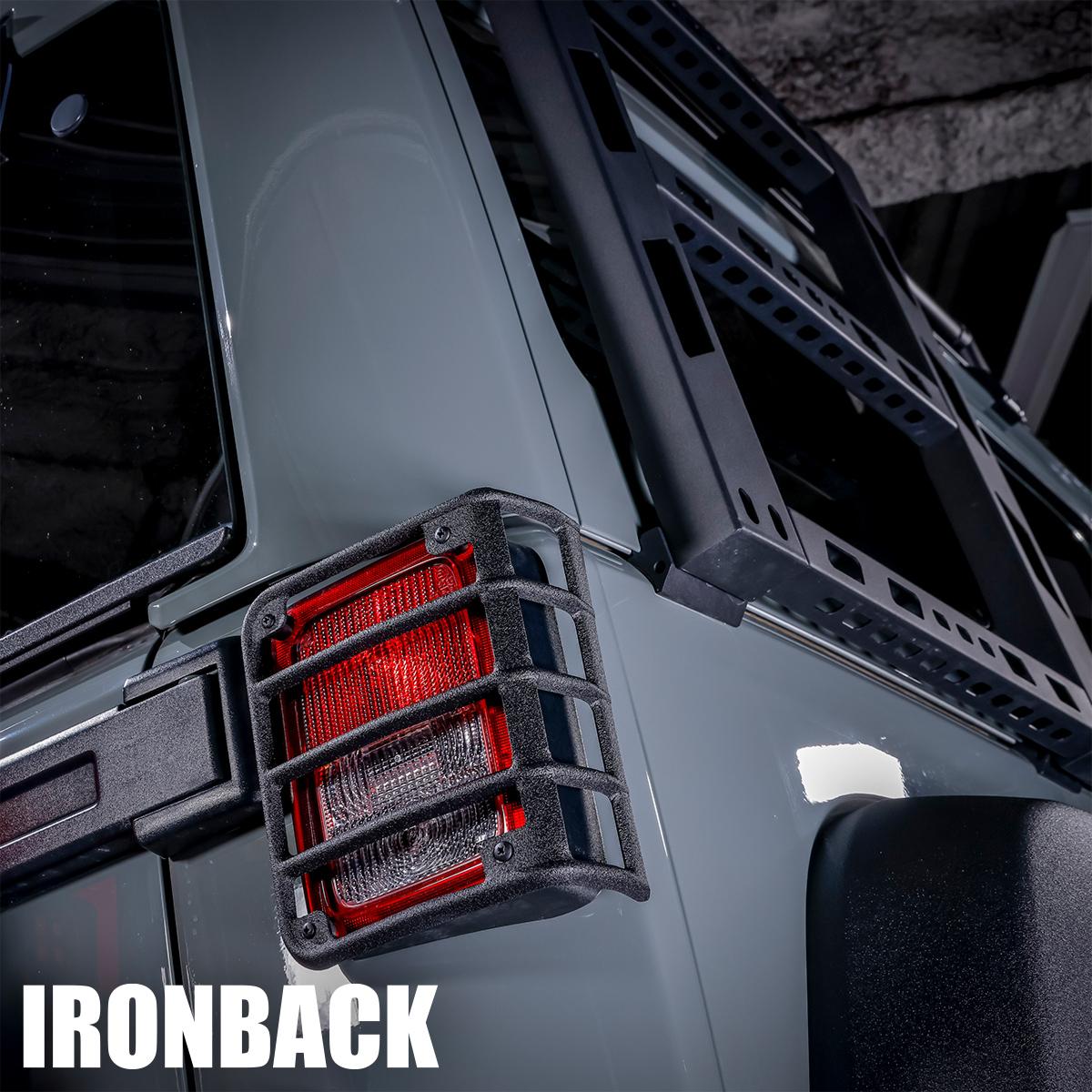 IRONBACK ��󥰥顼 JK �ơ���饤�� ���С� ������ �������� �ѡ��� �ȥ쥤�륹������ ��������Хå� JEEP