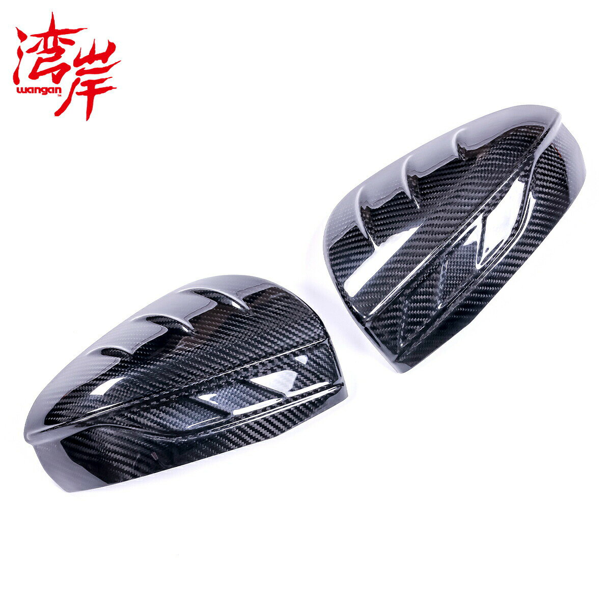 湾岸 ワンガン ドアミラーカバー カーボン WRX VB系 VBH S4 サイドミラー 綾織カーボン 外装 エアロ wangan