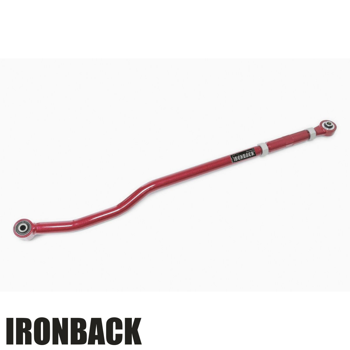IRONBACK JL ラングラー リア トラックバー リア パンハードロッド 調整式 スチール JEEP ジープ アイアンバック
