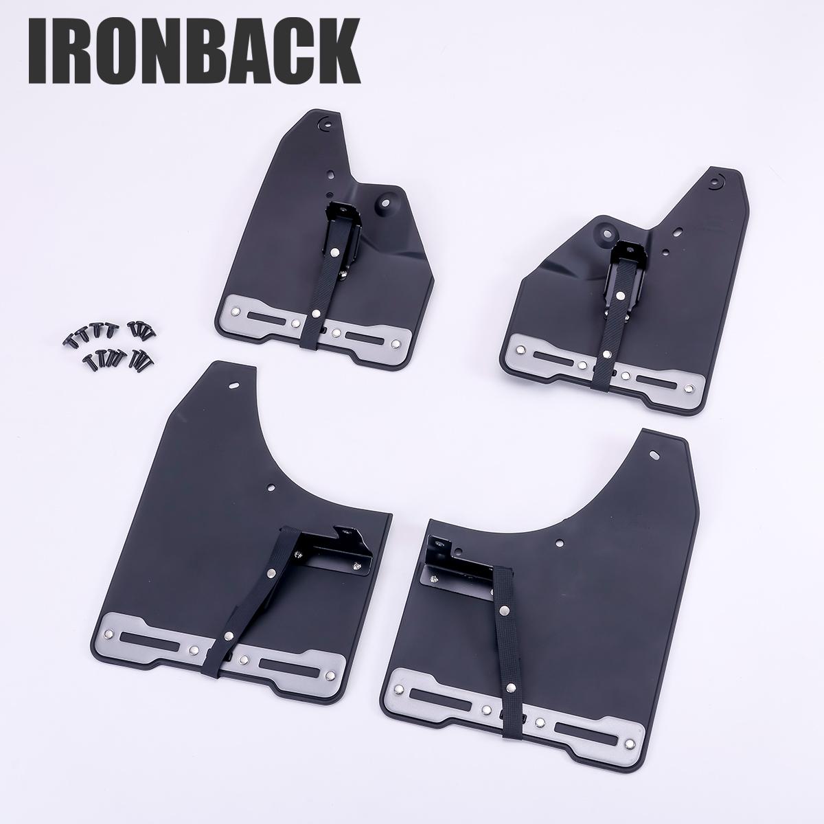 Rakuten - IRONBACK ランクル 250 250系 マッドガード マッドフラップ ブラック ランドクルーザー GDJ250W TRJ250W 泥除け クロカン アイアンバック