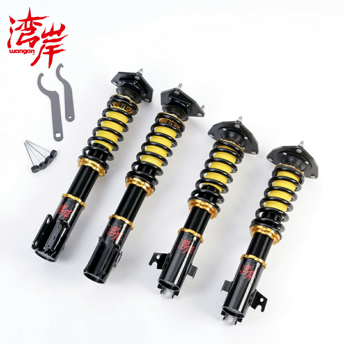 湾岸 車高調 32段階調整式 フルタップ式 インプレッサ GDA GDB アプライドモデル A B C D型 PCD100 5穴 ワンガン サスペンション wangan