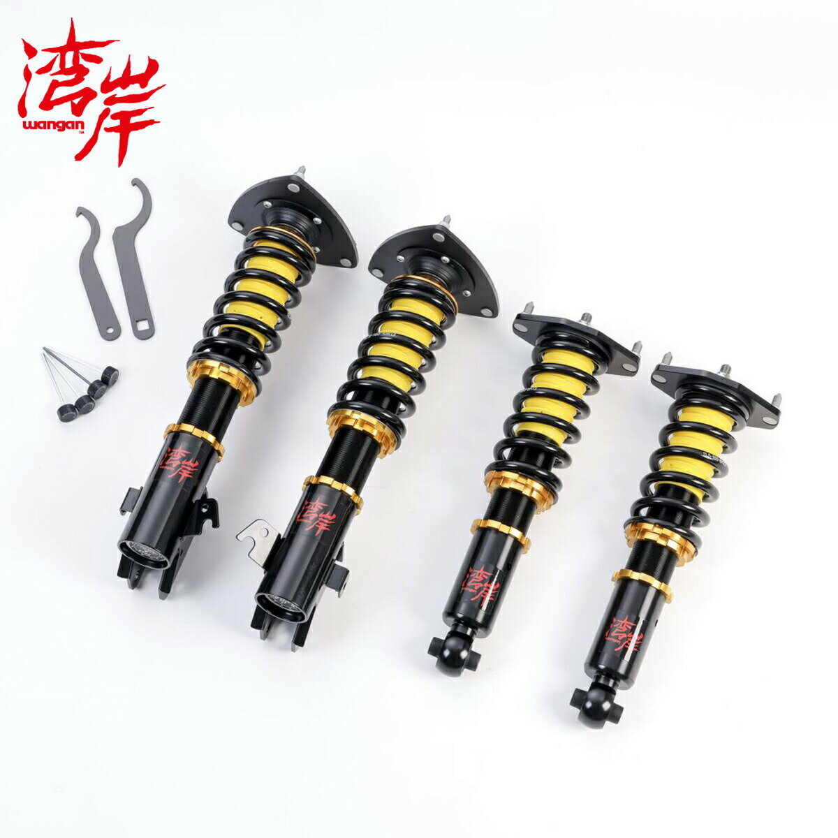 湾岸 車高調 32段階調整式 フルタップ式 インプレッサ WRX STI GRB GVB WRX STI 4WD ワンガン サスペンション wangan