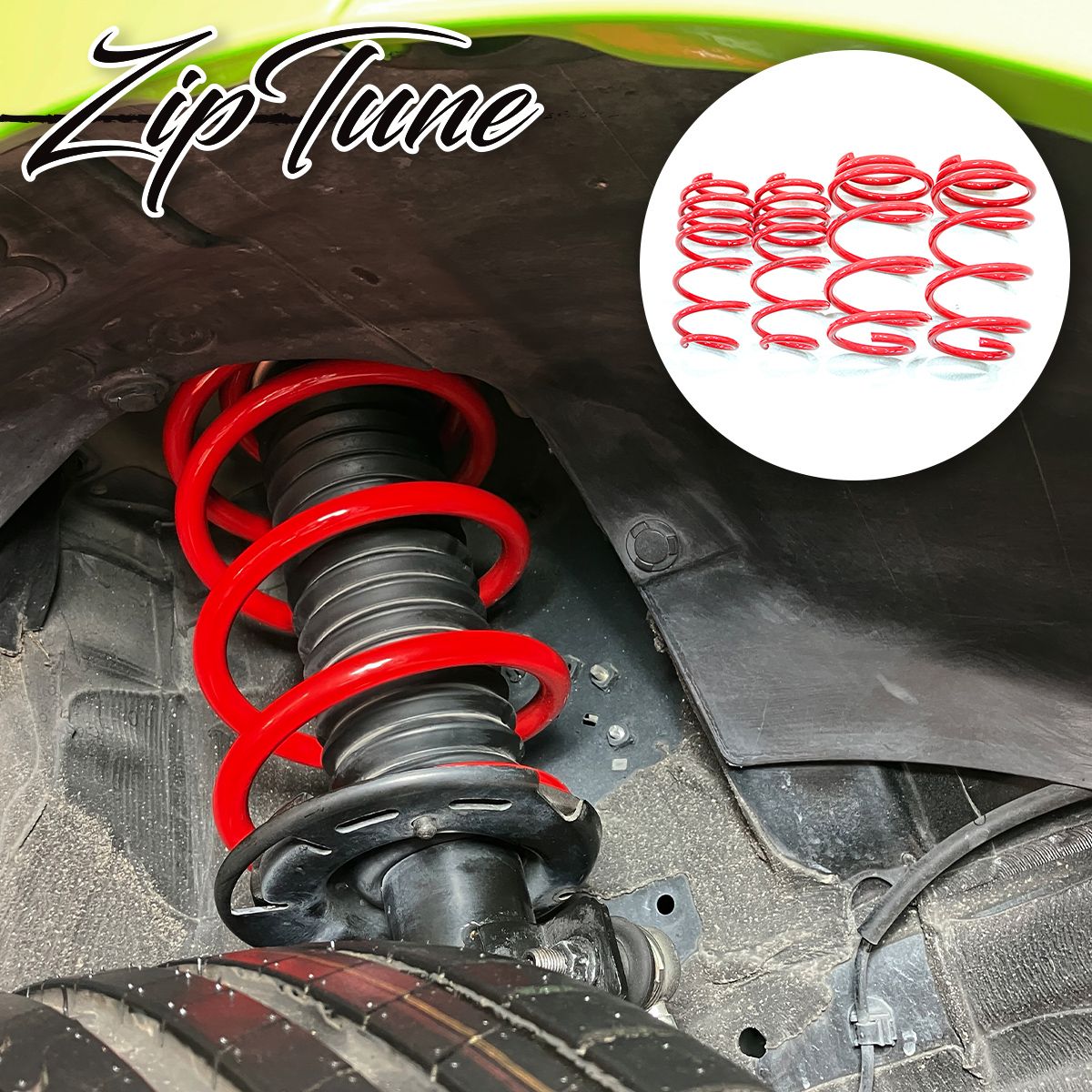 Rakuten - ZipTune ZC33S ダウンサス ZC33S スイフト 約20mm ローダウン スプリング スイフトスポーツ