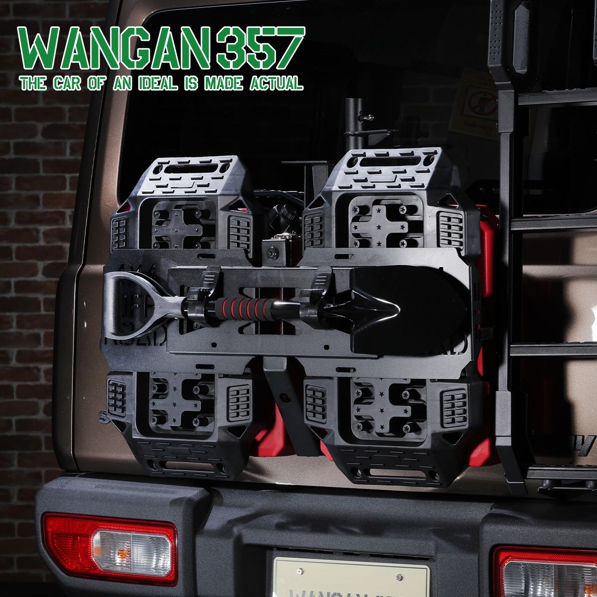 Rakuten - WANGAN357 ジムニーシエラ ジムニーノマド リアゲート 燃料タンク JB64W JB74W JC74W 予備燃料タンク カスタム