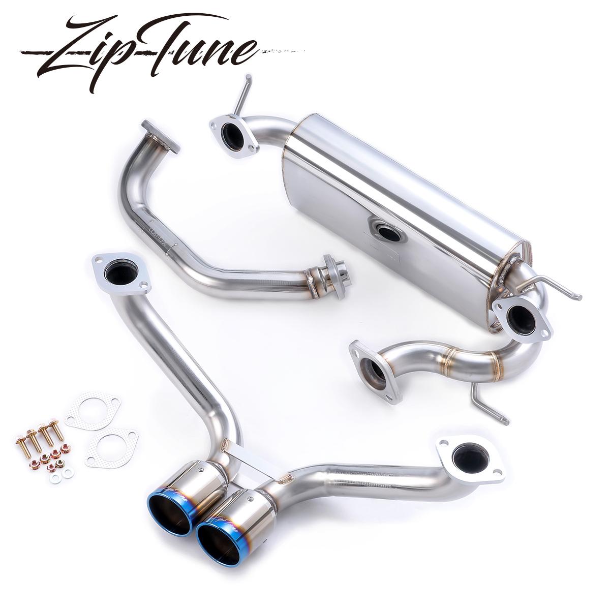ZIPTUNE マフラー ホンダ S660 JW5 センターW出し 車検対応 低音 HONDA