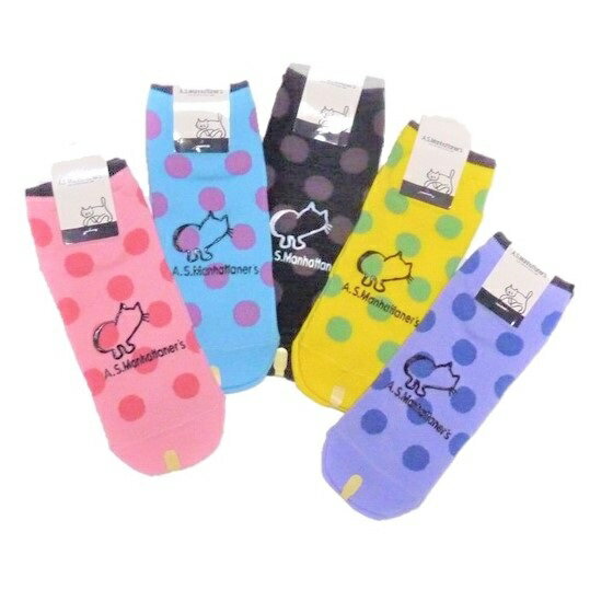 A.S.マンハッタナーズ レディス ソックス　デザインもカラーもいっぱい！！