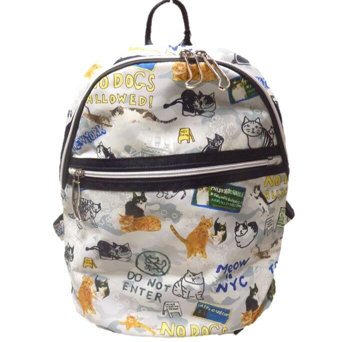 マンハッタナーズ 　ライトトラベル　リュックサック　「NYクールミャウ」