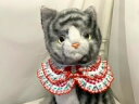猫のお洋服「お嬢さまブラウス キャンディちゃん(レッド)(^^♪」キャットウェア猫服コスプレ初心者
