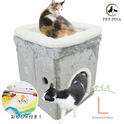 猫ちゃんも大満足(=^・^=)　おもちゃ11点もセット！PET PINA キャット...