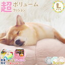 PET PINA 犬 猫 兼用 ペット用 クッション ベッド ふわふわ かわいい お花型 サークル 滑り止め付き 洗える 超ボリューム綿 Lサイズ 直径55cm...