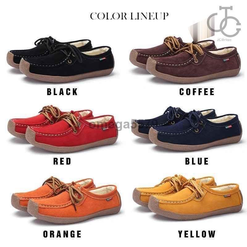 あったか モカシン ムートン レディース ローファ- 外反母趾 内反小趾 3e 3E 冬 幅広 甲高 ベージュ オーク ブラック無地