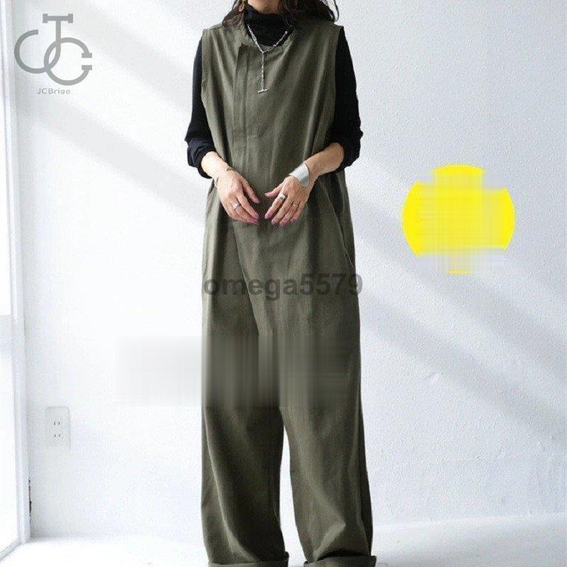 樂天商城 - サロペット レディース オールインワン オーバーオール ワイドパンツ ロング 春夏秋冬 カジュアル 通勤通学 お出かけ 20代30代40代 上品 新作