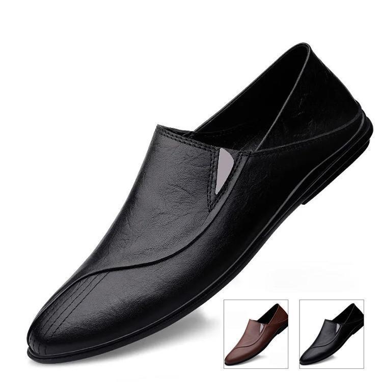 メンズドライビングシューズ　本革　　メンズシューズ 合わせやすい 春夏秋冬 スリッポン　ローファー..