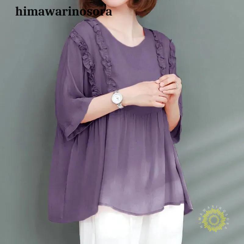 ブラウス シフォンブラウス フリル シャツブラウス 縦フリル レディース ペプラム トップス