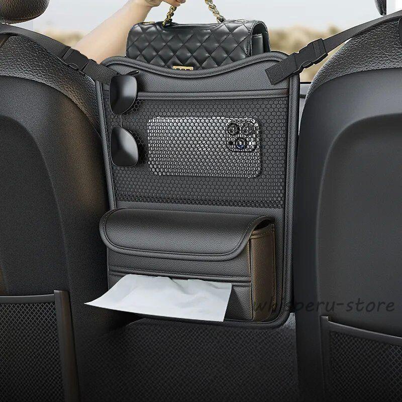 車内用ポケット 荷物収納 ポケット シートバッグ ドリンクホルダー 前部座席用 収納 機能 荷物収納 内..