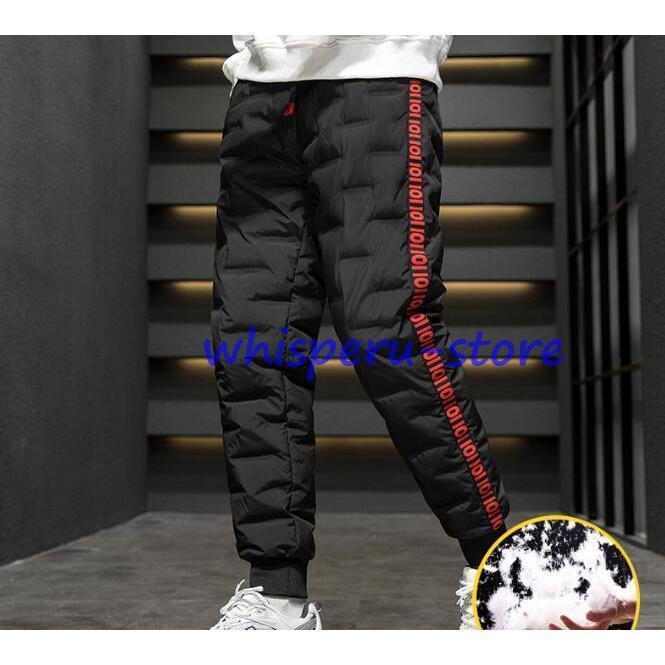 パンツ バイク用 デニム ホワイトダックダウン メンズファッション カジュアルズボン ファッション パンツ 秋冬ライダース 軽量 保温 暖かい サイズ選択可