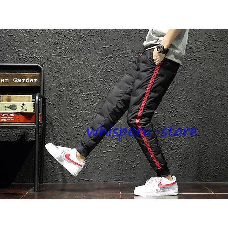 パンツ バイク用 デニム ホワイトダックダウン メンズファッション カジュアルズボン ファッション パンツ 秋冬ライダース 軽量 保温 暖かい サイズ選択可