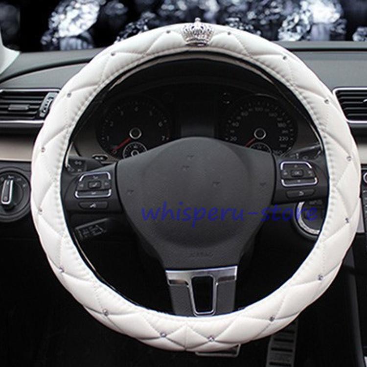 ハンドルカバー ステアリングカバー カーハンドルカバー 普通車 汎用 自動車内装 ドライビング カー用..