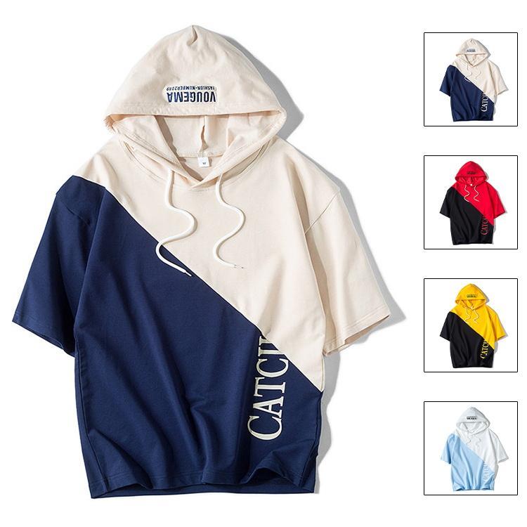 半袖パーカー プルオーバー メンズ パーカー フード付き 涼しい スポーツ ファッション 夏 父の日