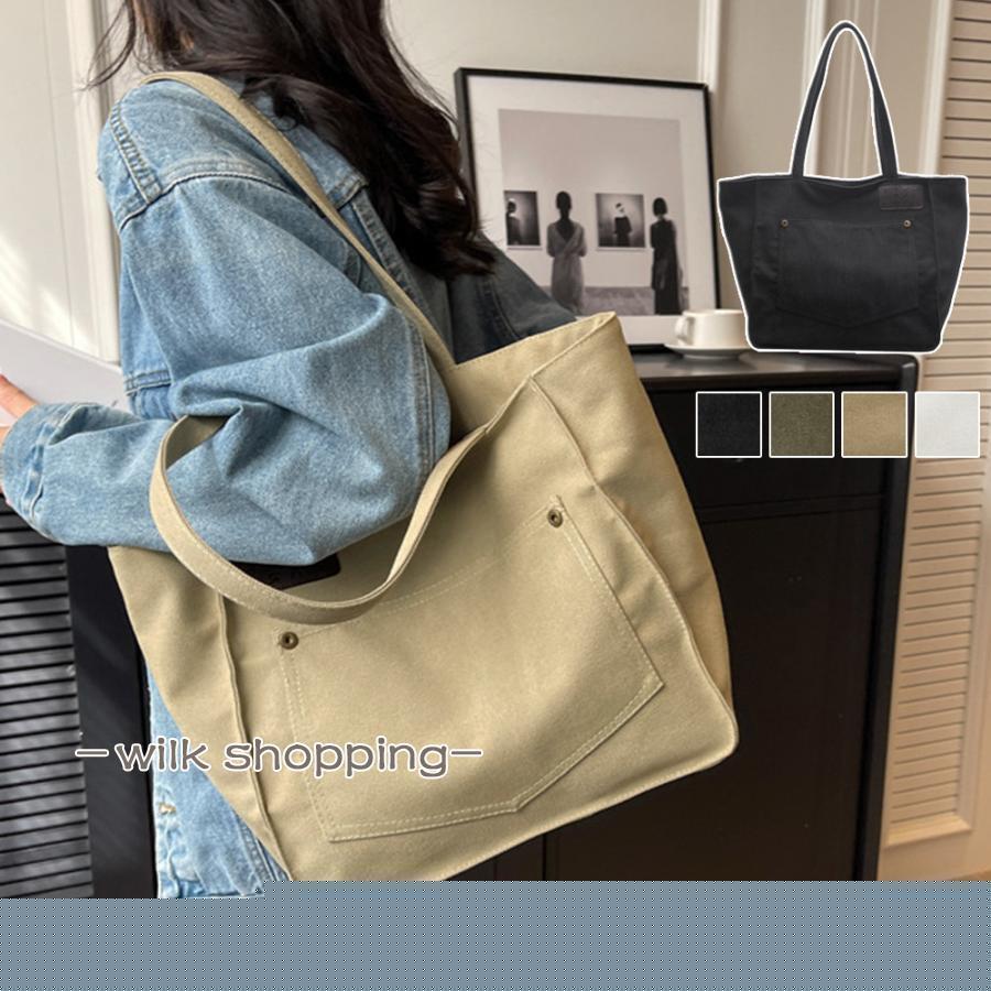 樂天商城 - キャンバス トートバッグ 大容量 軽量