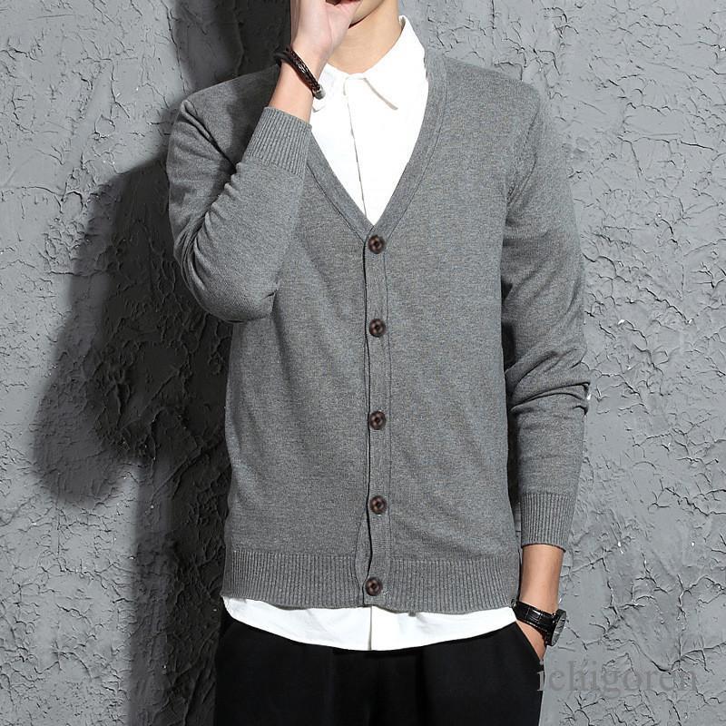 【サイズ】M L XL 2XL 3XL 【素　材】コットン、ポリエステル【カラー】ブラック、ネイビー、ワインレッド、ライトグレー、ダークグレー【POINT 】シンプルだからこそ使い勝手の良いカーディガン。初春の羽織りとしてはモチロン、アウターのインナーとしてレイヤード使いにも大活躍の着回しの利く1枚。【ご注意】※お客様のご覧になられますパソコン機器及びモニタ、また室内、室外での撮影により実際の商品素材の色と相違する場合もありますのでご了承下さい。