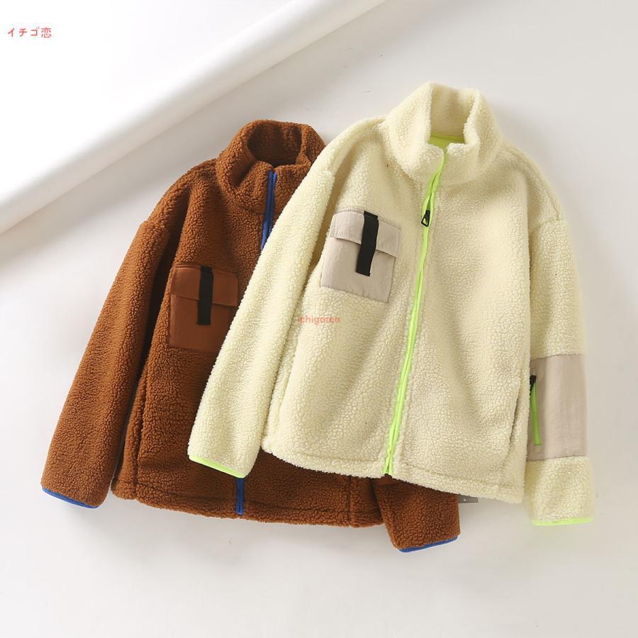 コート ボアコート ショート丈 レディース メンズ ジップアップ ボア ファーコート アウター 長袖 ブル..