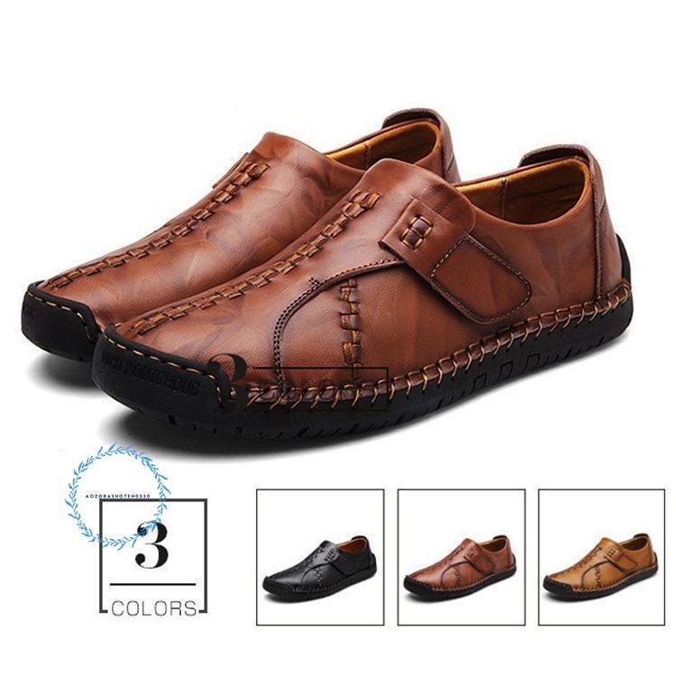 メンズドライビングシューズ 本革 牛革 メンズシューズ 歩きやすい 春夏秋冬 スリッポン ローファー ローカット メンズ革靴 紳士靴 履きやすい