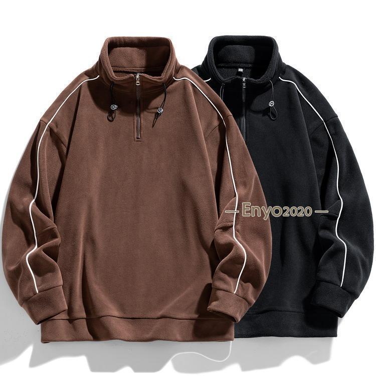 トップス メンズ レディース 裏起毛 トレーナー フリーストレーナー ハーフジップ 防寒 秋冬 あたたか[素材]表地/95％ポリエステル、5％ポリウレタン裏地/100％ポリエステル[原産国] 中国