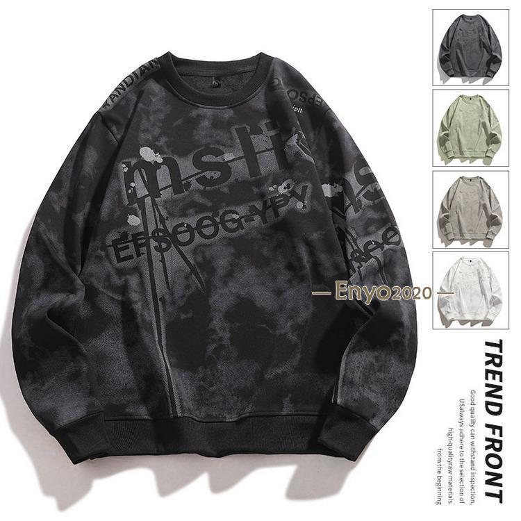 乐天商城 - 父の日　トレーナー トップス きれいめ 秋服 秋物 アメカジ クルーネック 防寒 2024 秋冬 メンズ ファッション