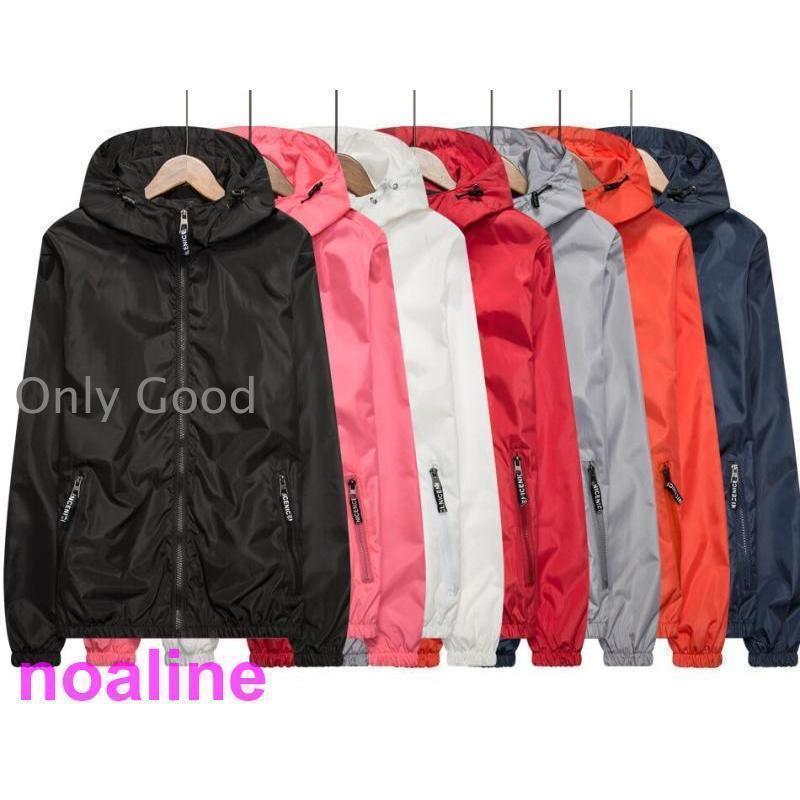 Parka - マウンテンパーカー レディース トップス ウィンドブレーカー 春秋服 薄手 無地 マウンテンパーカー レディース ナイロン 通学