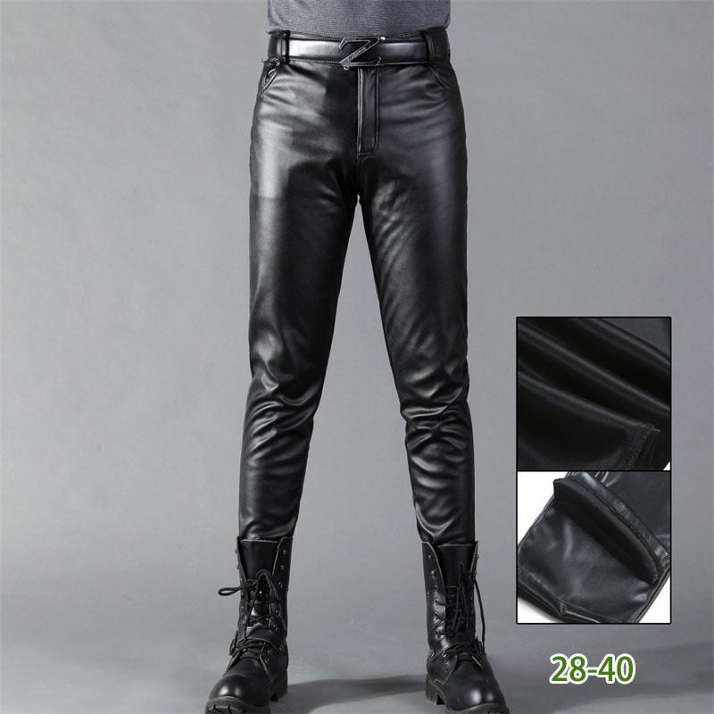 レザーパンツ メンズ スキニー 革パンツ 細身 ジョガーパンツ おしゃれ 革パン PUレザー 合成革 偽革 大人 父の日 春 夏 秋