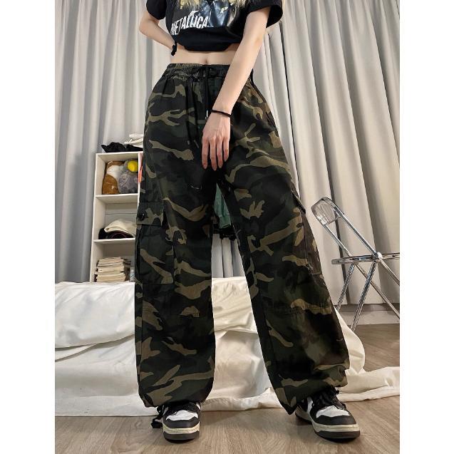 迷彩 メンズ ダンスパンツ パンツ ダンス衣装 カーゴパンツ ミリタリーパンツ レディース 作業着 カモ..