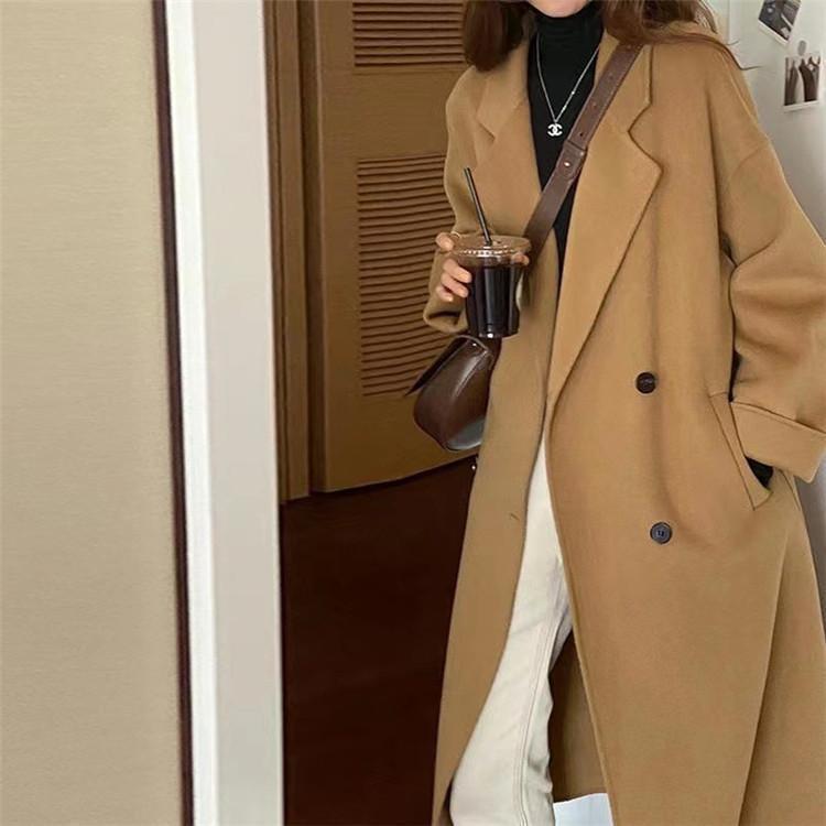 Rakuten - チェスターコート レディース ロングコート オーバーコート スタイリッシュ ゆったり 秋 冬 上品 通勤 通学 無地 高級感 暖かい ビジネス
