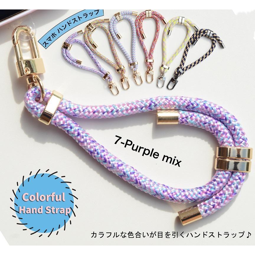 Rakuten - ハンドストラップ 携帯ストラップ ショート スマホストラップ リストストラップ 紛失防止 腕掛け 光沢あるナイロン製 21色 クリアホルダー1枚入 全機種対応