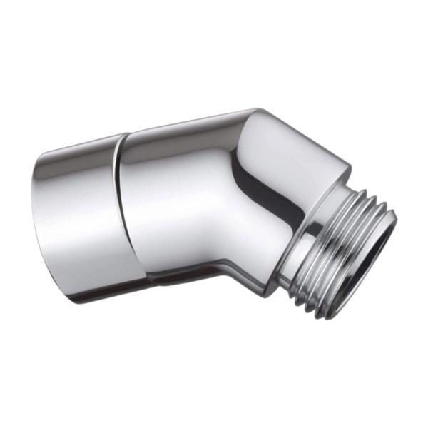 シャワーエルボアダプターシャワーアームエクステンション、取り付けが簡単耐久性のある浴槽部品銅製バスルーム備品カップリングコネクタ