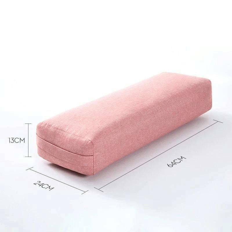 サポート ボルスター ヨガクッション 64*24*13cm クッション 長枕 ボルスター 抱きまくら ヨガ ポーズ補助 補助具 4色 ヨガ枕 ポージング ヨガボルスター [3]