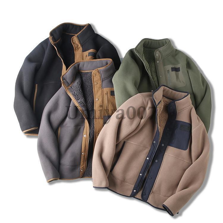 爆買 フリースジャケット メンズ 裏ボア フリース ジャケット 裏ボアジャケット あたたか 防寒 秋服 秋物