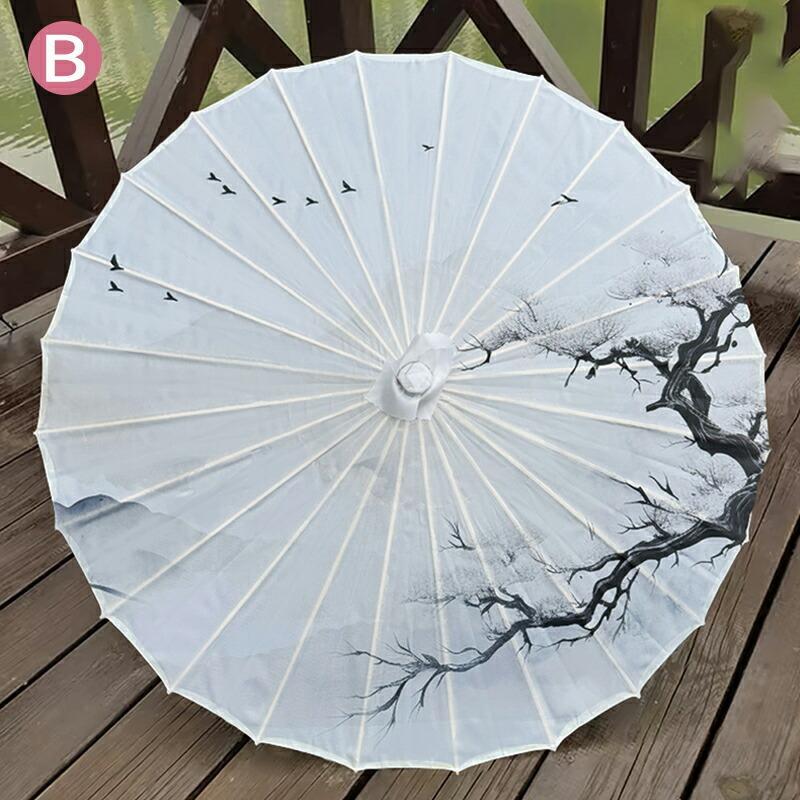 ニャンワークショップの道具傘 古典 からかさ 和傘 直径82cm 撮影用 和風 舞踊傘 唐傘 番傘 紙傘 和装 和風 長傘 大人気傘 レディース 舞踊傘 唐傘和傘 踊り傘 出かけ イベント飾り物｜アングル3