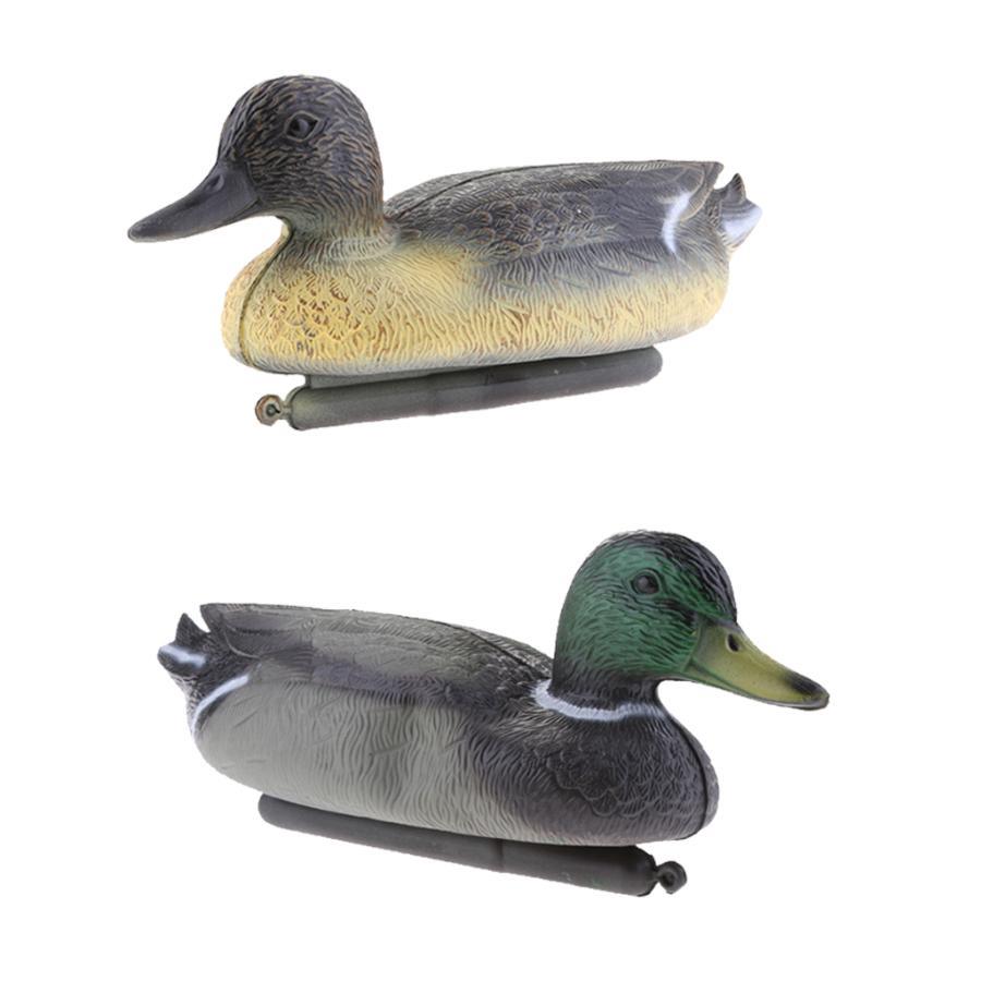 樂天商城 - 2ピース/個シミュレーションデコイアヒル人工屋外マガモアヒルの鳥虫よけ