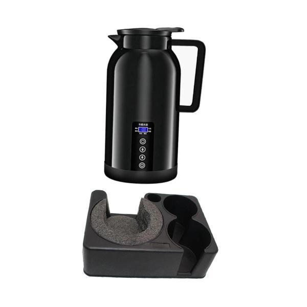 樂天商城 - 車載ポット 電気ケトル 車用ポット 1300ml 熱湯 車用電気ケトル 12V 24V兼用 湯沸かし器 旅行暖房マグカップ 魔法瓶
