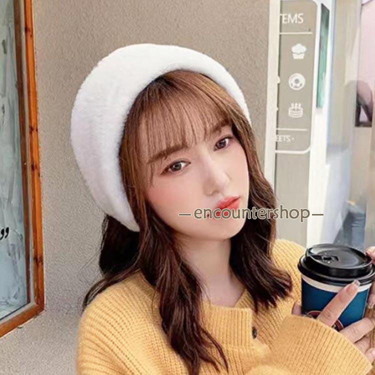 秋冬新作 防寒対策 耳当て ヘアアクセサリー ふわふわ 耳あて イヤーマフ 保温 イ...
