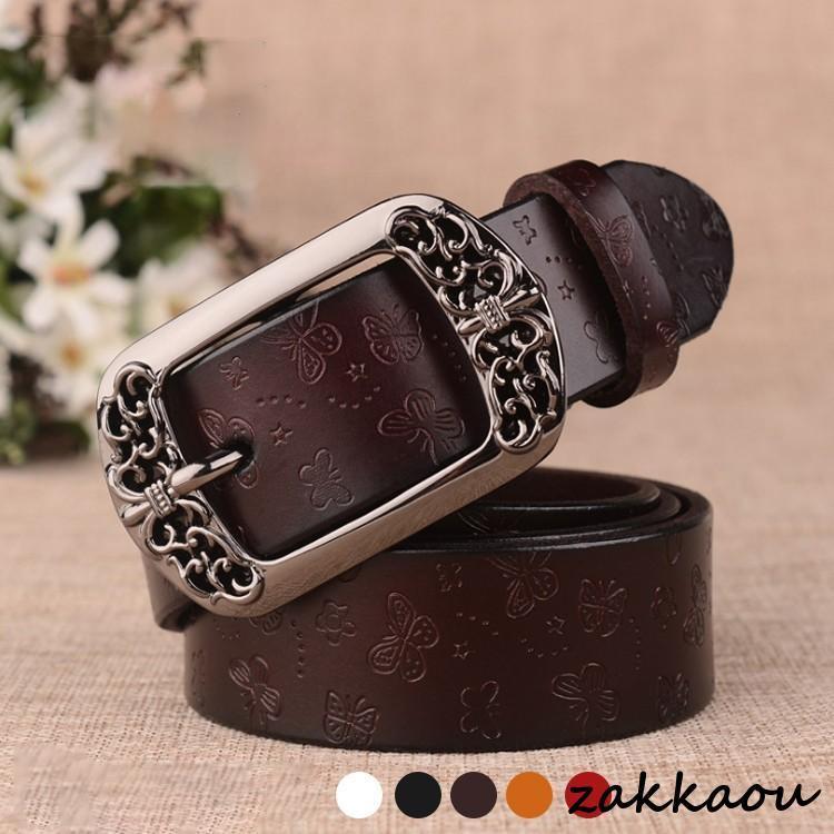 レディース ベルト 本革 レディース スリムベルト シンプル アクセサリー ズボン　ベルト　小物