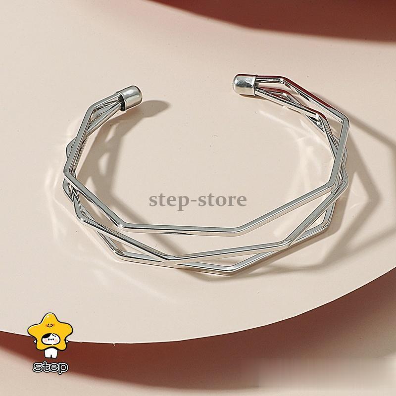 ブレスレット バングル 腕輪 レディース 女性 アクセサリー 三連 シンプル ゴール...