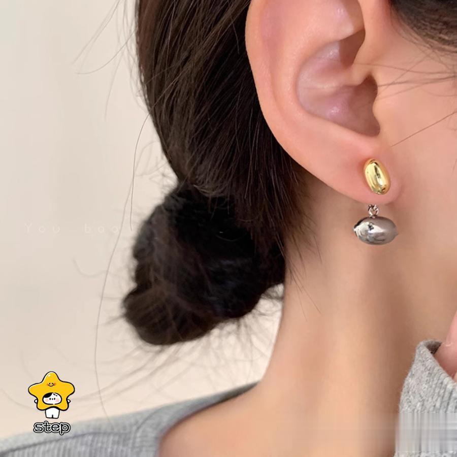ニャンワークショップのビーンズピアス 韓国 ピアス レディース｜アングル3