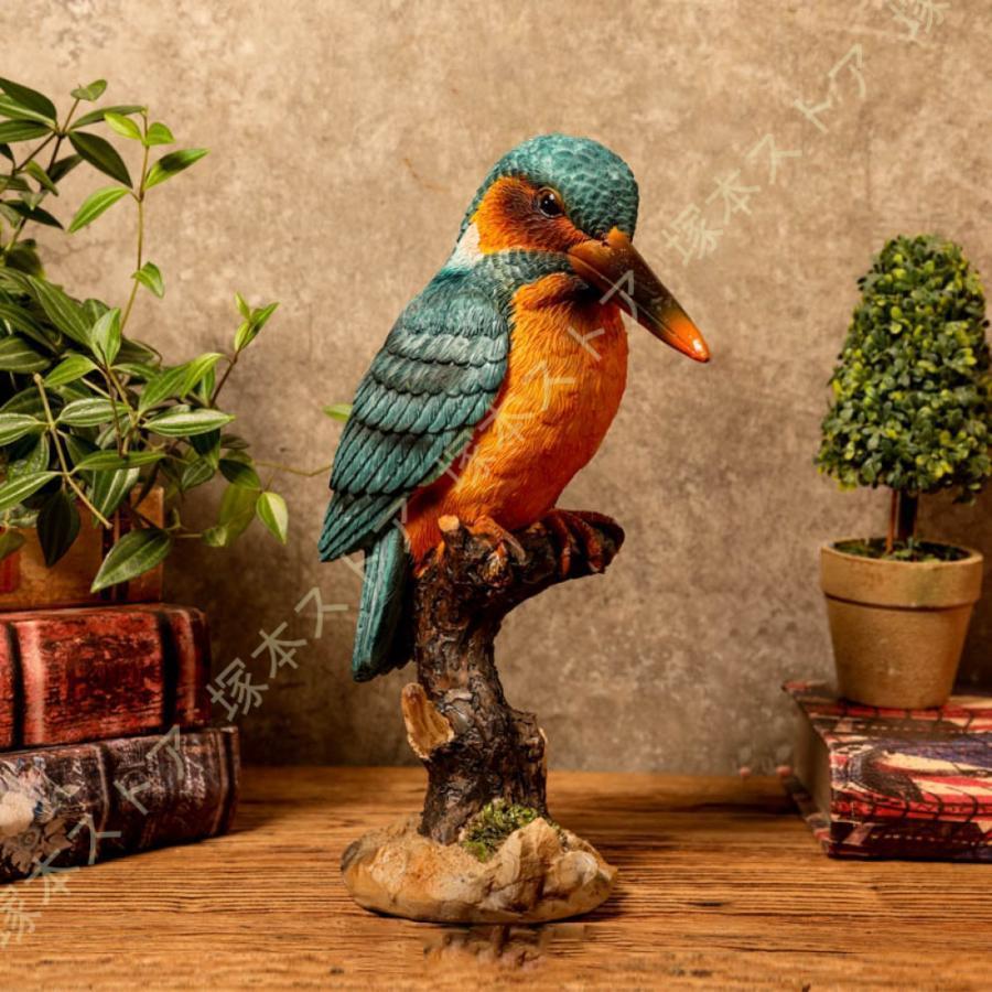 China Ornaments - 鳥 置物 オーナメント おもちゃ オブジェ ガーデニング 鳥グッズ 芝生 部屋 インテリア 小鳥 動物 アニマル リアル フィギュア グッズ 写真道具 現実的 面白い