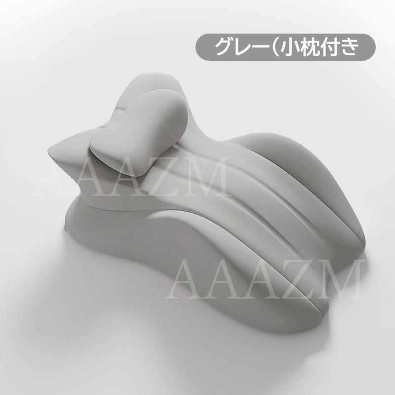 うつ伏せ寝まくら クッション メモリーフォーム ゲーム 背もたれ 腰枕寝具 肩こり 首 足枕 背当て お昼寝枕 人間工学 胸当て 低反発 快眠枕 安眠仮眠 姿勢 [3]