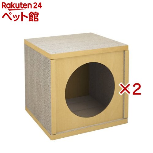 お店TOP＞猫用品＞猫の洋服＞アニキティ キャットハウス ナチュラル (2セット)【アニキティ キャットハウス ナチュラルの商品詳細】●耐久性に優れ、GBoardと呼ぶフラットで強力な紙パネルで作られている、つめとぎ付きキャットハウス。●壁面には爪とぎがあり、愛猫ちゃんが喜びます。●猫ちゃんは狭い所が大好き!猫ちゃんのくつろぎのお部屋になります。●リサイクル紙で作られており環境にやさしい●見た目もシンプルで、どんなインテリアにもマッチします。【アニキティ キャットハウス ナチュラルの原材料】再生紙(GBoard)【規格概要】本体サイズ・・・340*300*320mm【発売元、製造元、輸入元又は販売元】ペットプロジャパン※説明文は単品の内容です。リニューアルに伴い、パッケージ・内容等予告なく変更する場合がございます。予めご了承ください。・単品JAN：724190756379ペットプロジャパン大阪府門真市松生町6-1806-6905-9988広告文責：楽天グループ株式会社電話：050-5306-1825[猫用品]