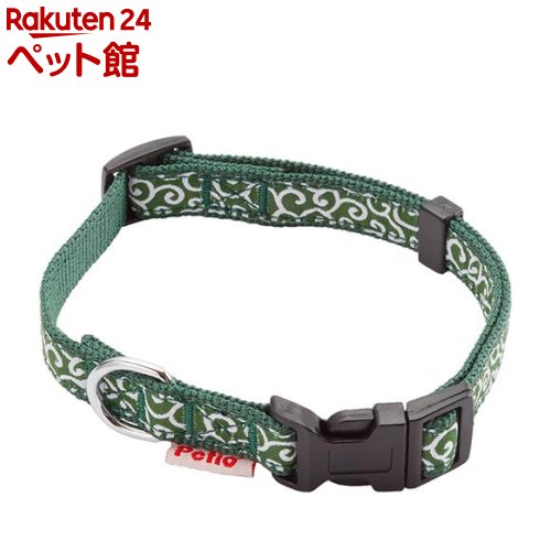 犬雅 唐草カラー M グリーン(1コ入)【ペティオ(Petio)】のサムネイル