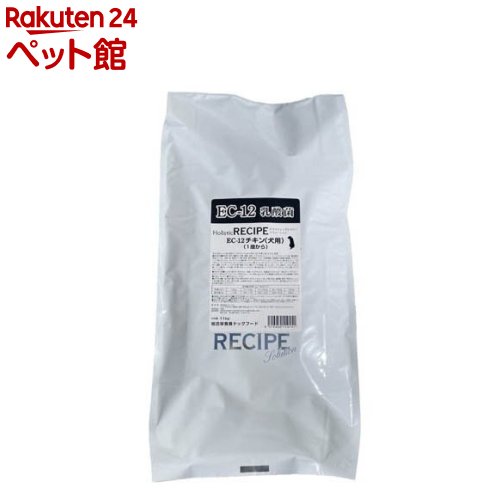 Holistic Recipe - ホリスティックレセピー EC-12 チキン＆ライス 犬用(11kg)【ホリスティックレセピー】